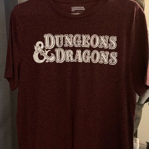 Target dungeons and dragons maroon shirt